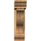 Ekena Millwork Funston Traditional Smooth Bracket w/ Offset Brace, Western Red Cedar, 5 1/2"W x 20"D x 20"H BKT0604X20X20FST01SWR - alternate 2